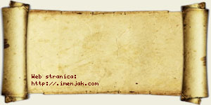 Olga Damjanov vizit kartica